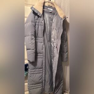 Columbia Silver Puffer Jacket